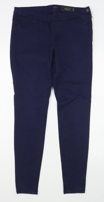 EDC Womens Blue  Cotton Jegging Jeans Size 12 L29 in Regular Zip