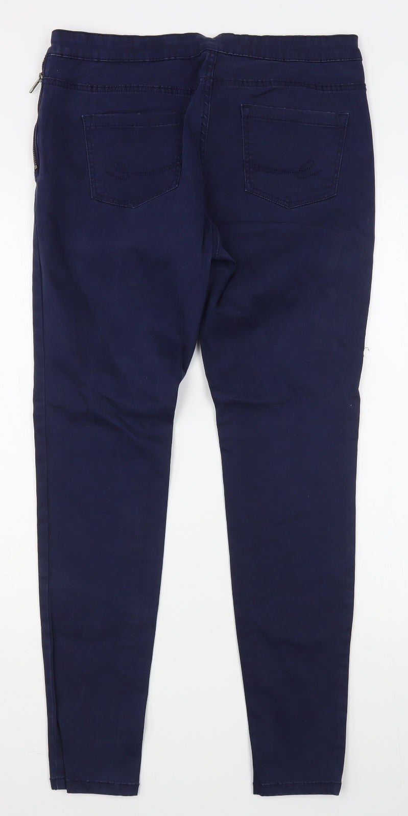 EDC Womens Blue  Cotton Jegging Jeans Size 12 L29 in Regular Zip