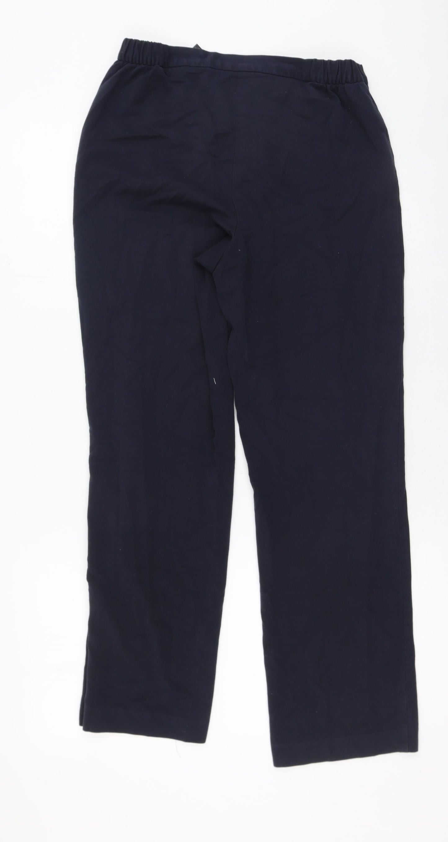 Womens UK Size 8 Marks and Spencer Regular Fit  Blue Trousers