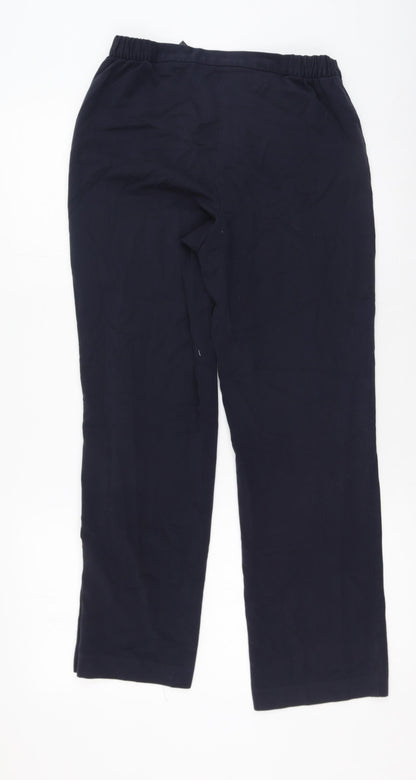 Womens UK Size 8 Marks and Spencer Regular Fit  Blue Trousers