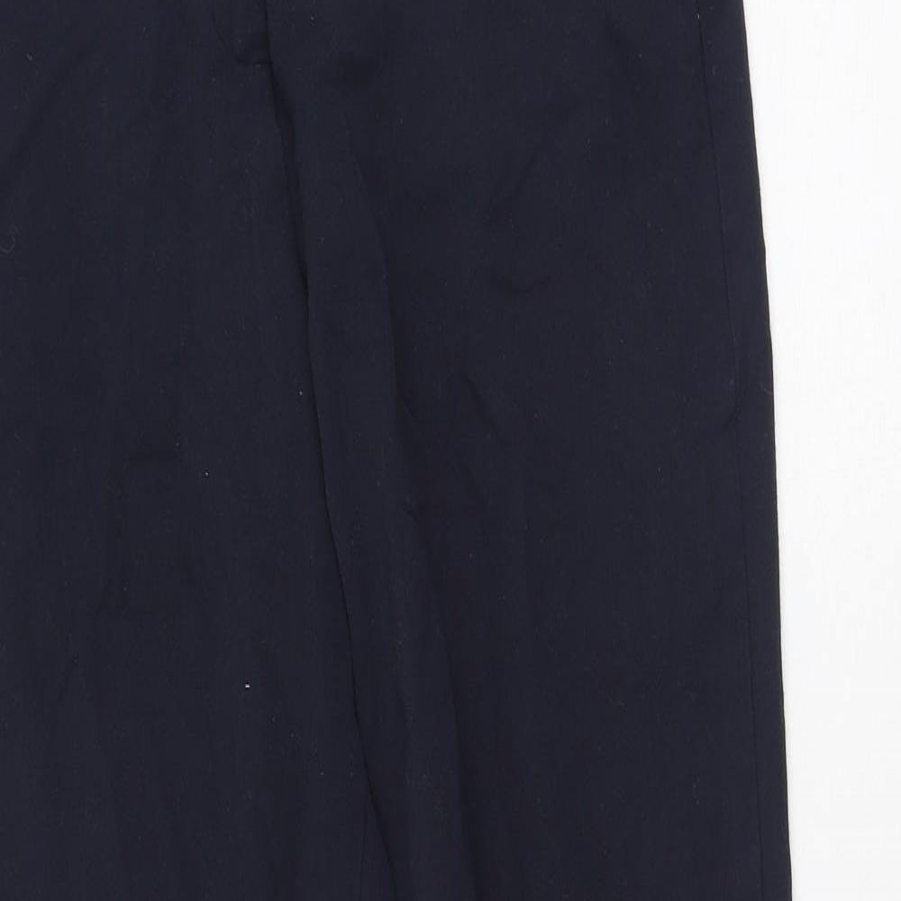 Womens UK Size 8 Marks and Spencer Regular Fit  Blue Trousers