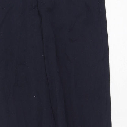 Womens UK Size 8 Marks and Spencer Regular Fit  Blue Trousers