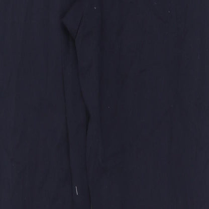 Womens UK Size 8 Marks and Spencer Regular Fit  Blue Trousers