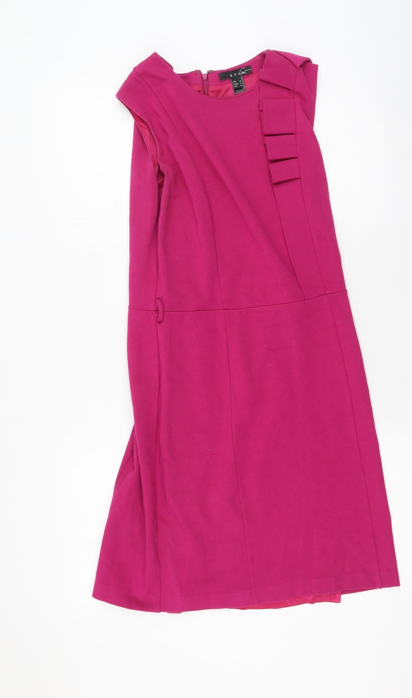 Gsuit Womens Pink  Viscose Bodycon  Size M  Round Neck