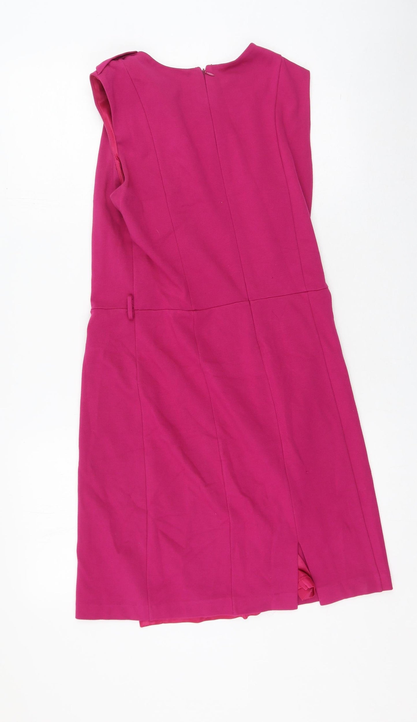 Gsuit Womens Pink  Viscose Bodycon  Size M  Round Neck