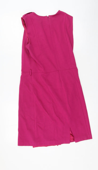 Gsuit Womens Pink  Viscose Bodycon  Size M  Round Neck