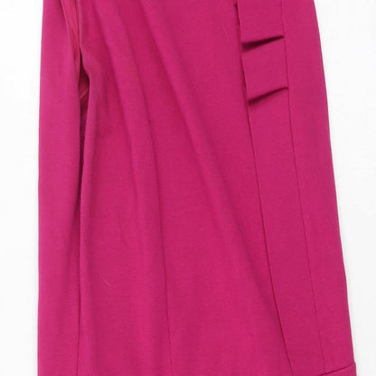 Gsuit Womens Pink  Viscose Bodycon  Size M  Round Neck