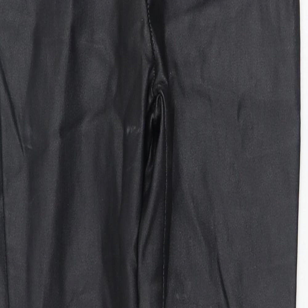 Vera & Lucy Womens Black  Polyester Jegging Trousers Size L L21 in Regular