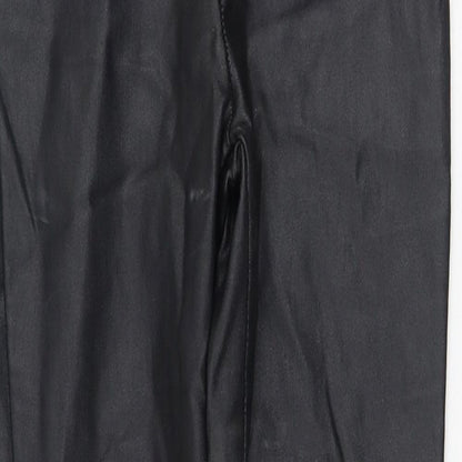 Vera & Lucy Womens Black  Polyester Jegging Trousers Size L L21 in Regular