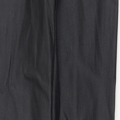 Vera & Lucy Womens Black  Polyester Jegging Trousers Size L L21 in Regular