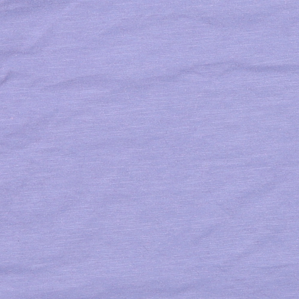 NEXT Girls Purple  Cotton Basic T-Shirt Size 4 Years Round Neck