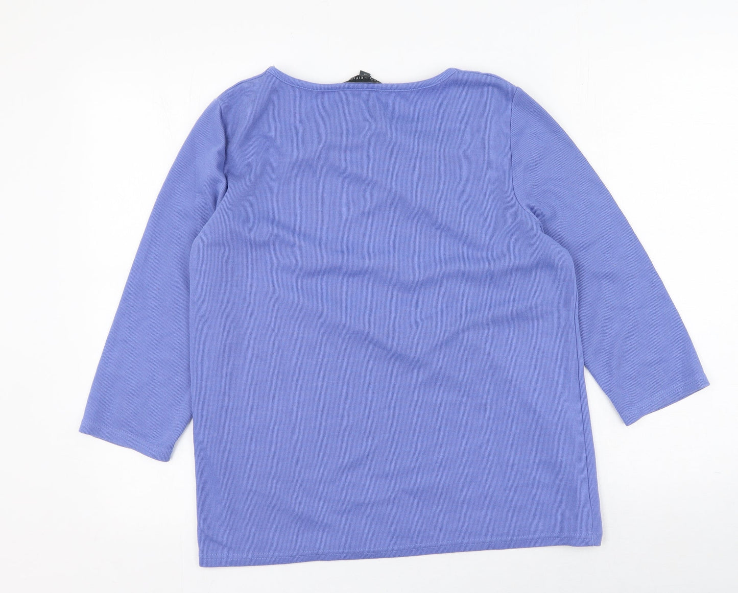 Womens UK Size 16 Love Leisure Purple Pullover Jumper