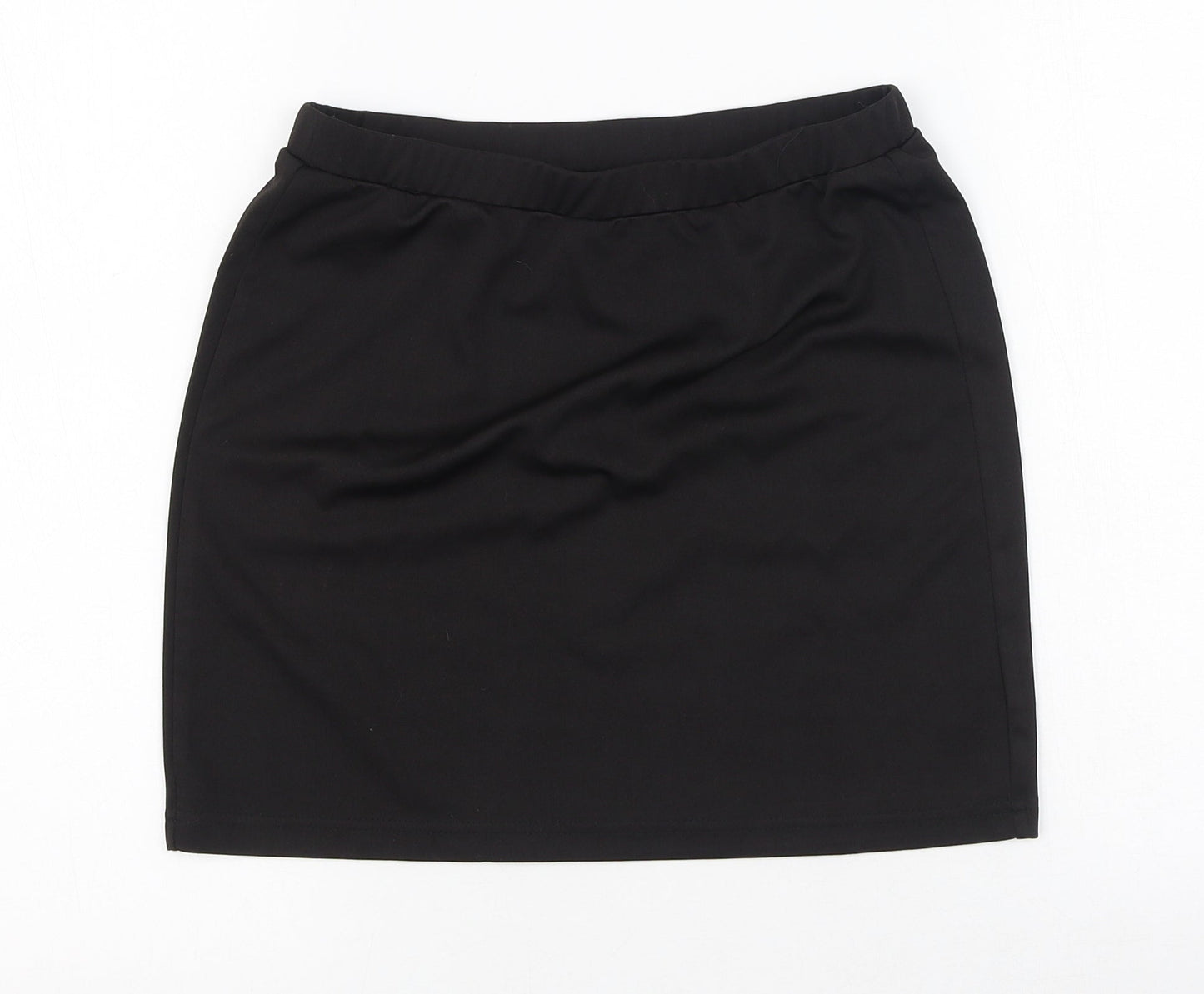 SheIn Womens Black  Polyester Maxi Skirt Size M