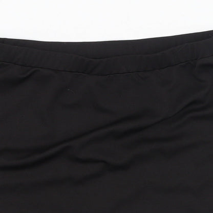 SheIn Womens Black  Polyester Maxi Skirt Size M