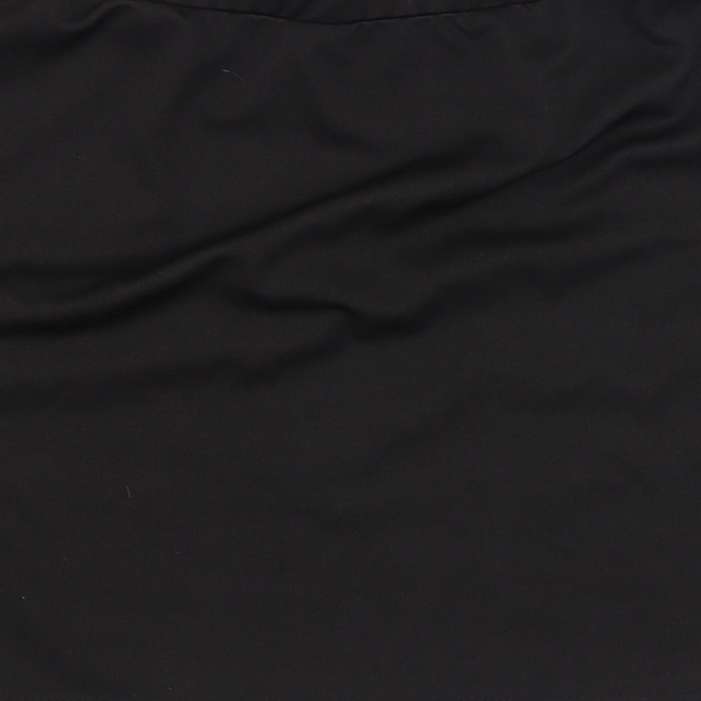 SheIn Womens Black  Polyester Maxi Skirt Size M