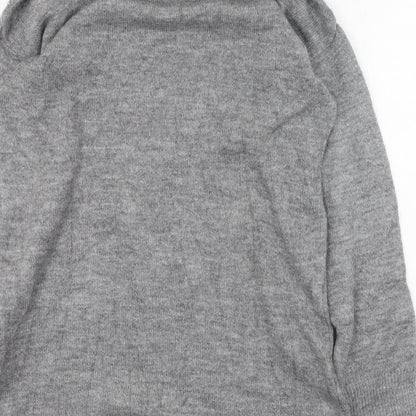 Womens UK Size S Stradivarius Grey Pullover Jumper