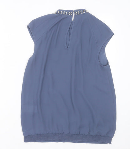 Womens UK Size 8 Warehouse Grey Basic Tank