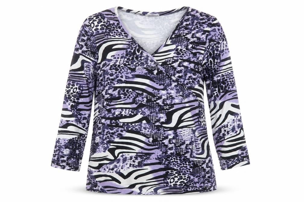Womens UK Size 12 Gelco Purple Basic T-Shirt