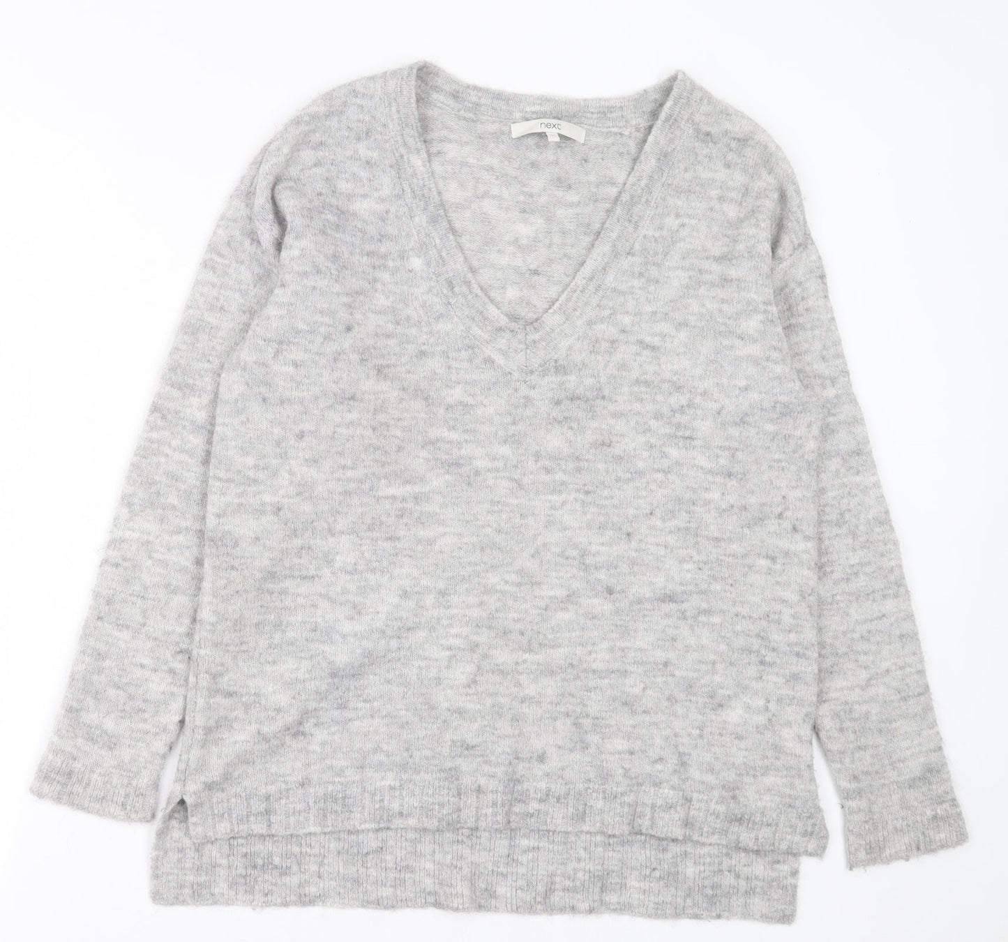 Womens UK Size 10 NEXT Grey Pullover Jumper