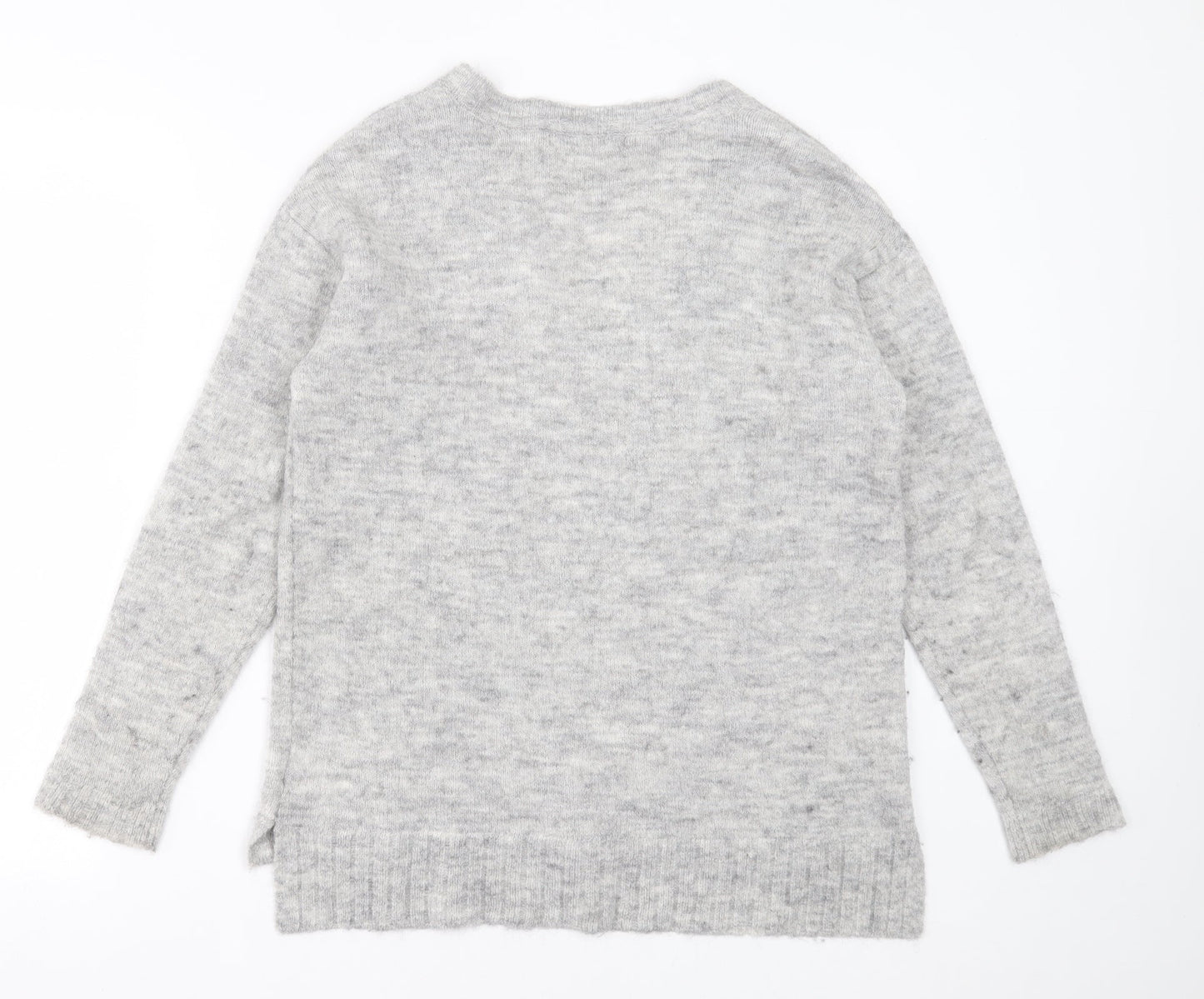 Womens UK Size 10 NEXT Grey Pullover Jumper