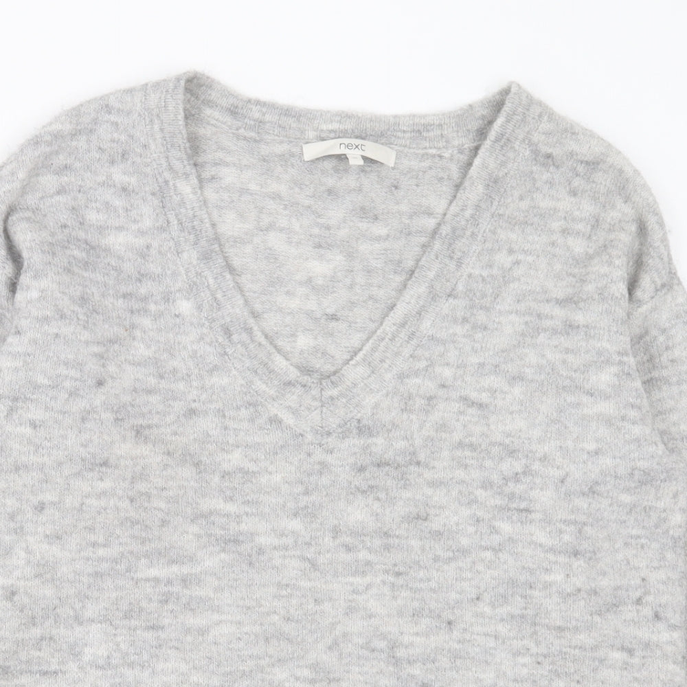 Womens UK Size 10 NEXT Grey Pullover Jumper