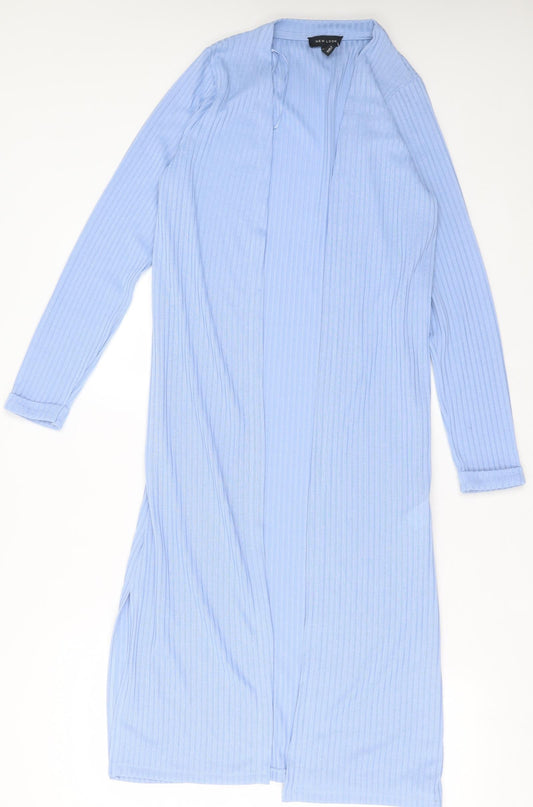 Womens UK Size 10 New Look Blue Cardigan Jumper
