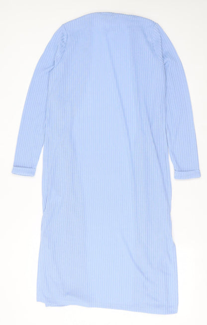 Womens UK Size 10 New Look Blue Cardigan Jumper