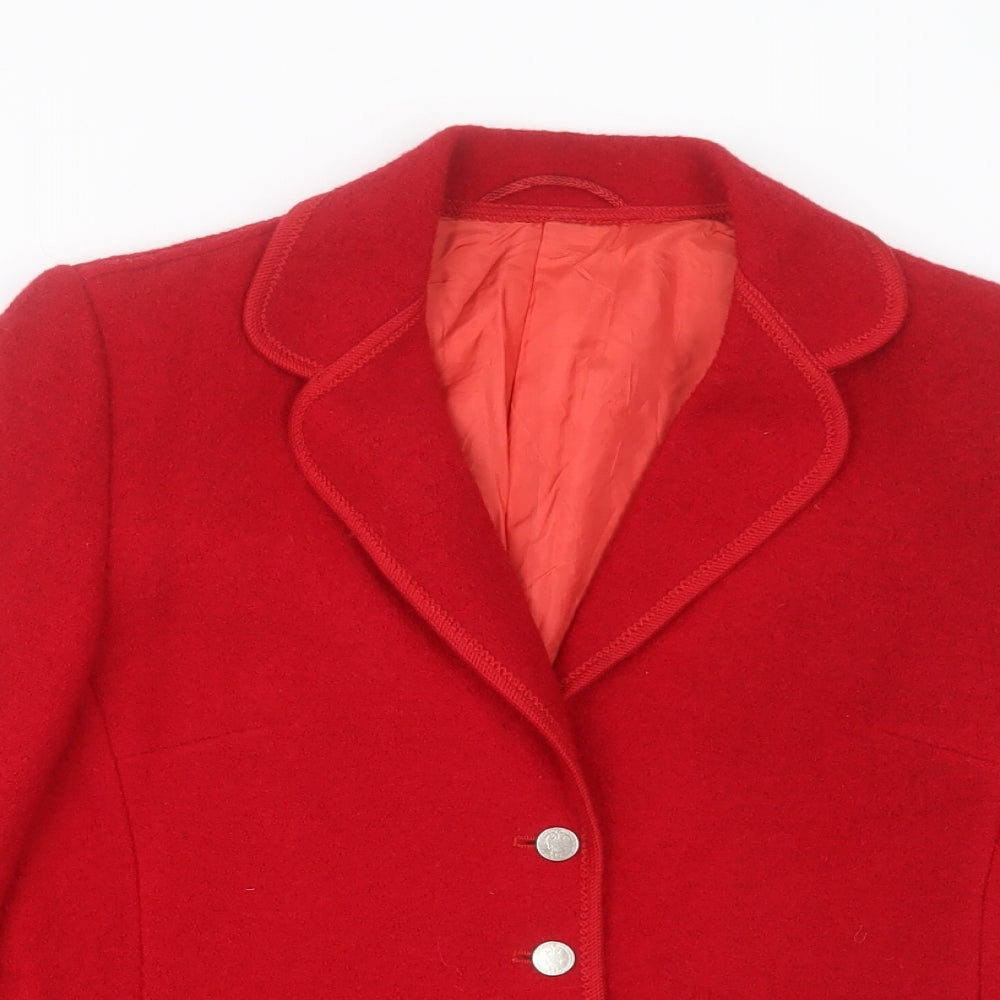 walkloden Womens Red   Jacket  Size 8  Button