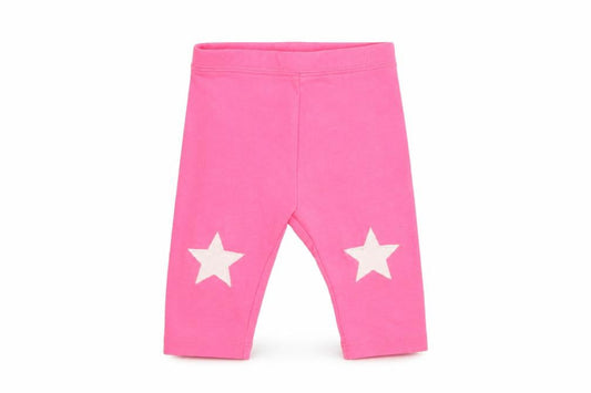 Gap Baby Pink  Cotton Jogger Leggings Size 6-9 Months   - Stars
