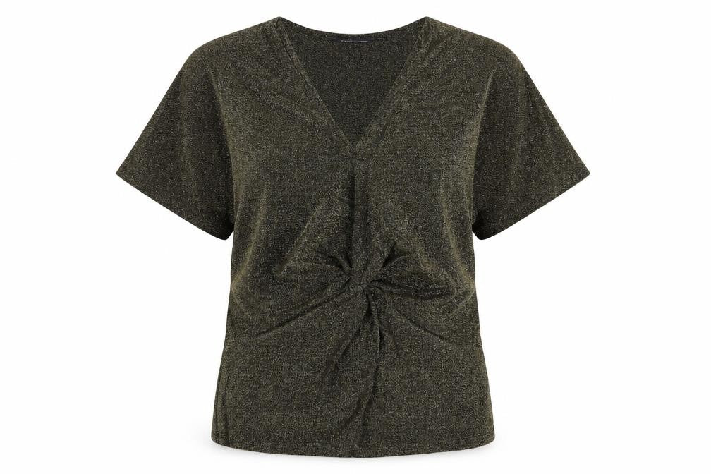Womens UK Size S Marks and Spencer Gold Basic Blouse