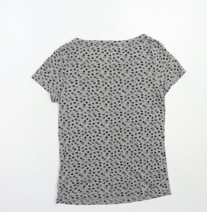 Womens UK Size 8 NEXT Grey Basic T-Shirt
