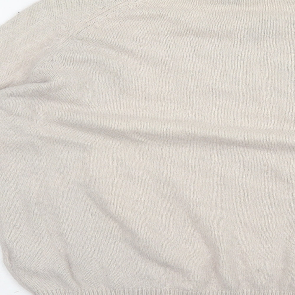 Womens UK Size M H&M Beige Pullover Jumper
