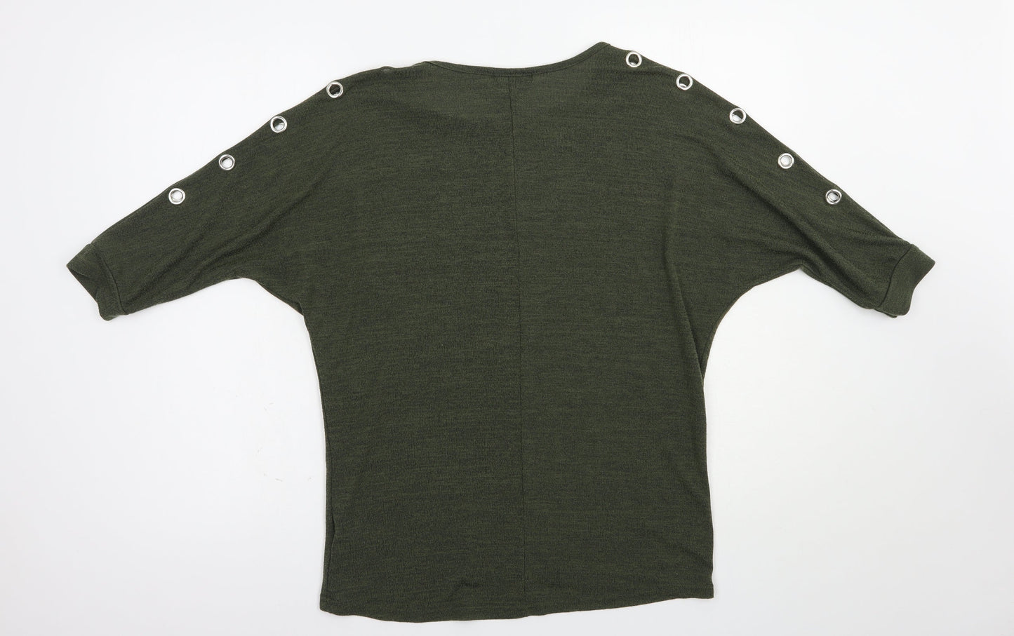 Womens UK Size S New Look Green Pullover Jumper