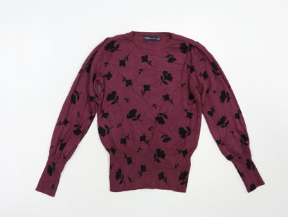Womens UK Size 6 Marks and Spencer Purple Pullover Jumper