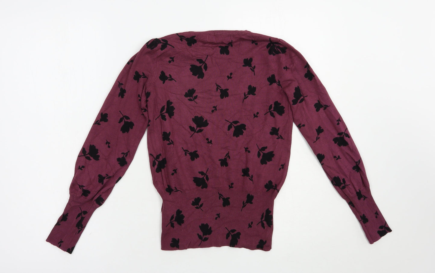 Womens UK Size 6 Marks and Spencer Purple Pullover Jumper