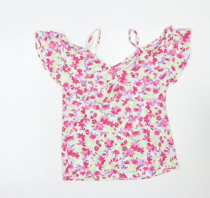 Womens UK Size 8 Pep & Co Multicoloured Camisole Blouse