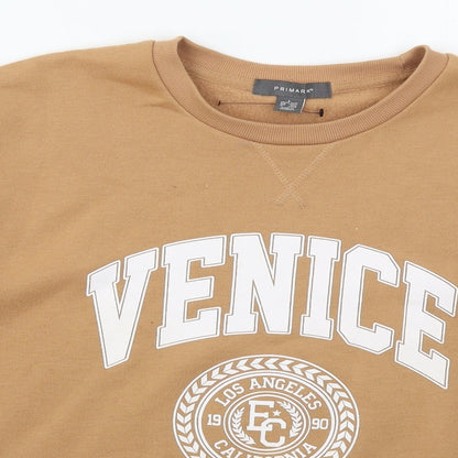 Primark Womens Beige  Polyester Pullover Sweatshirt Size 14  Pullover - Venice