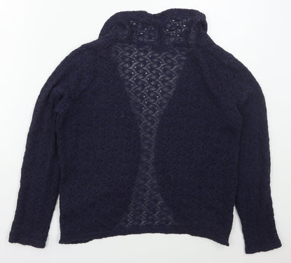 Womens UK Size S Oasis Black Cardigan Jumper