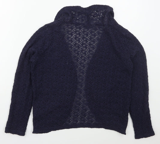 Womens UK Size S Oasis Black Cardigan Jumper