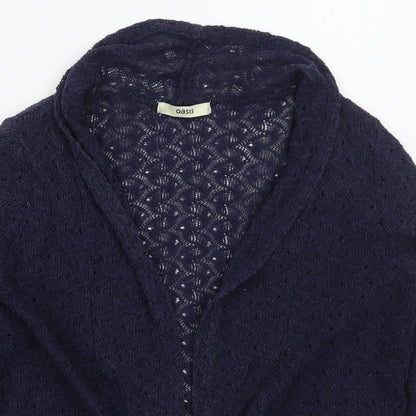 Womens UK Size S Oasis Black Cardigan Jumper