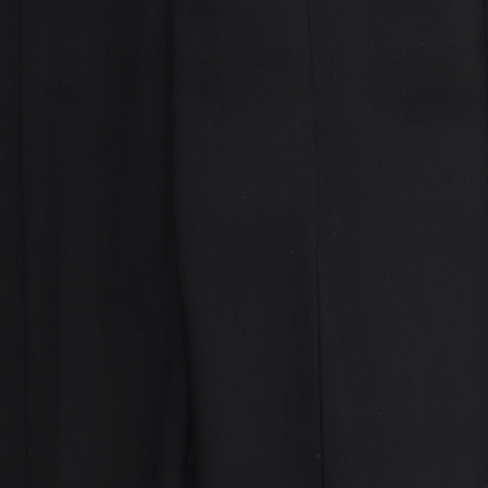 Inwear Womens Black  Cotton Trousers  Size 12 L25 in Regular Hook & Eye