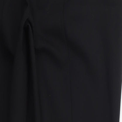 Inwear Womens Black  Cotton Trousers  Size 12 L25 in Regular Hook & Eye
