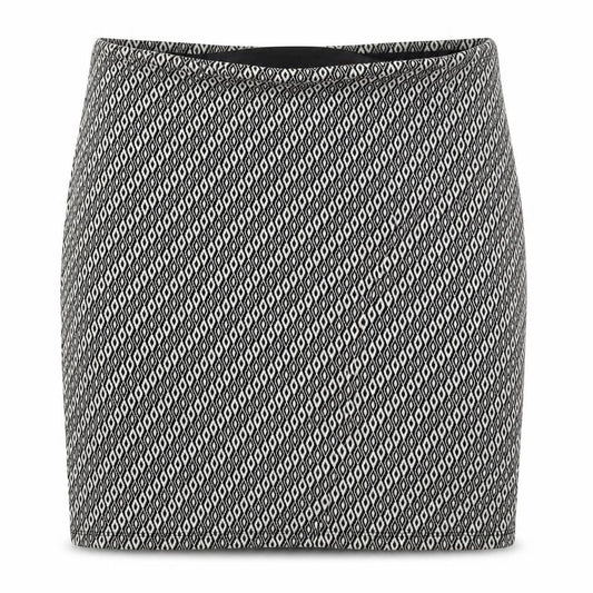 Atmosphere Womens Grey Geometric Polyester Mini Skirt Size 8