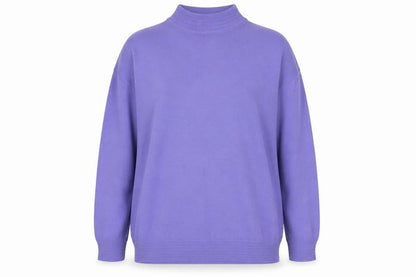 Womens UK Size 14 St Bernard Purple Pullover Jumper