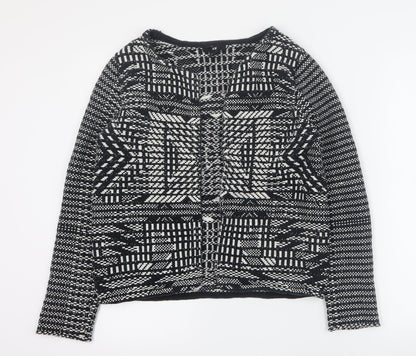 Womens UK Size S H&M Black Jacket