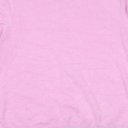 Womens UK Size M Dunnes Stores Pink Cardigan Jumper