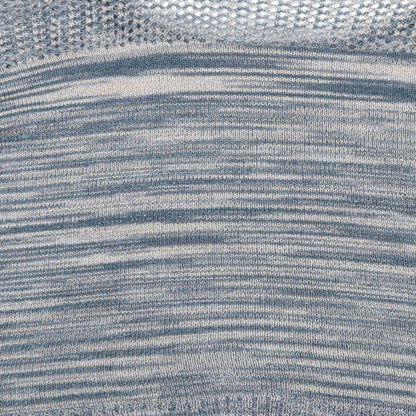 Verve Womens Blue Round Neck Striped Acrylic Pullover Jumper Size XL