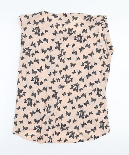Womens UK Size 8 Atmosphere Pink Basic T-Shirt