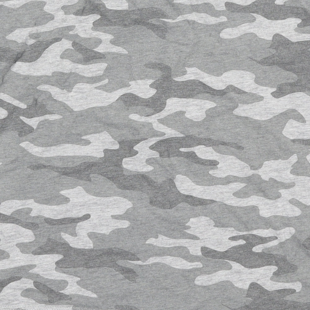 Primark Girls Grey Camouflage Cotton Cropped T-Shirt Size 8-9 Years Round Neck Pullover - Be you