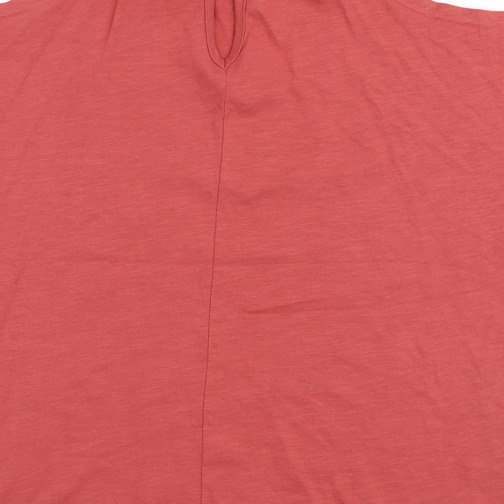 Womens UK Size 8 New Look Orange Jersey T-Shirt